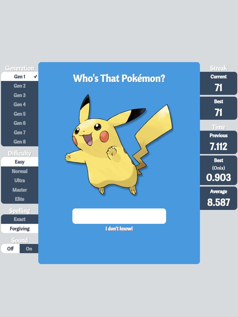 Who's That Pokémon? 커버