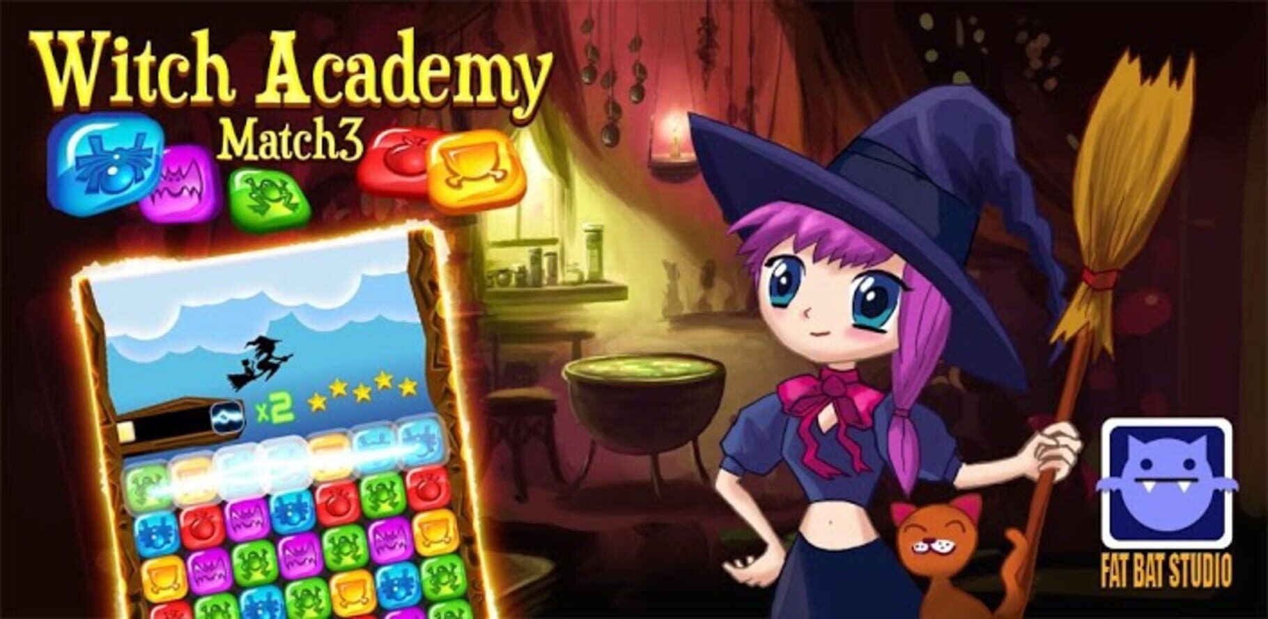 Witch Academy: Match 3 커버