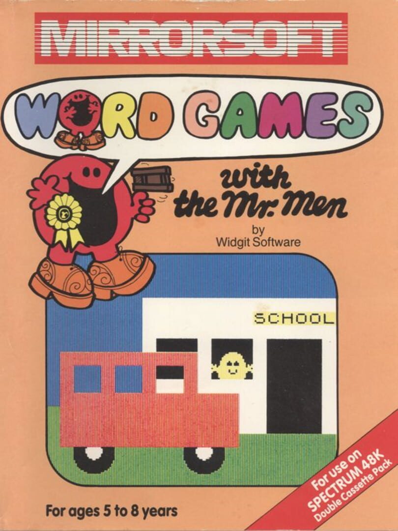 Capa de Word Games with the Mr. Men
