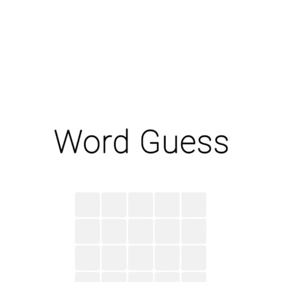 Portada de Word Guess