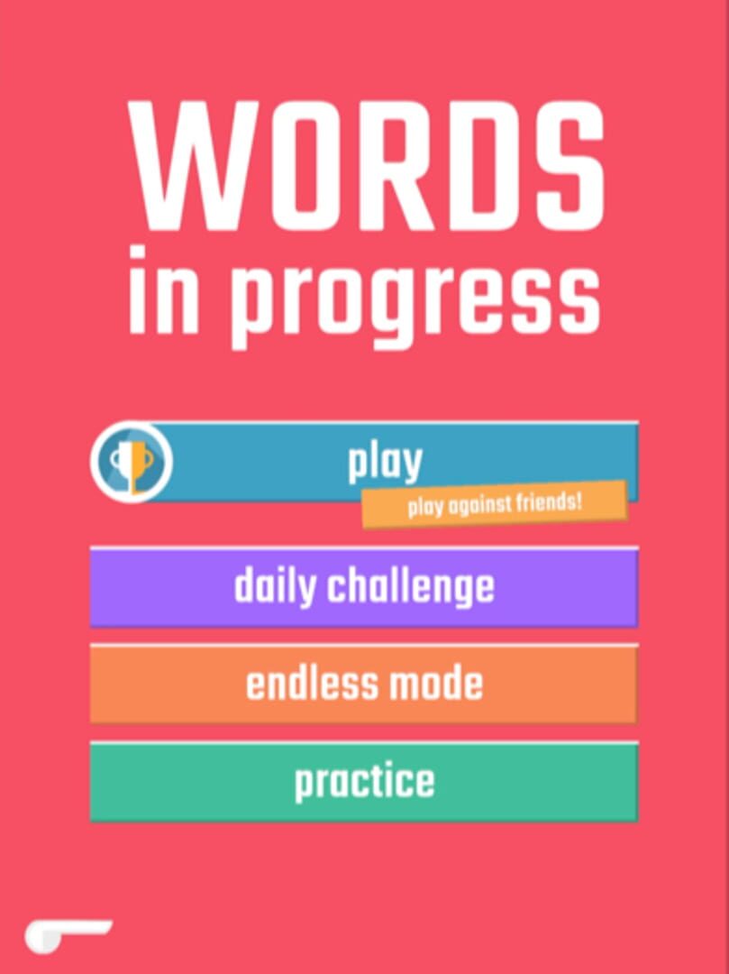 Words In Progress Cover