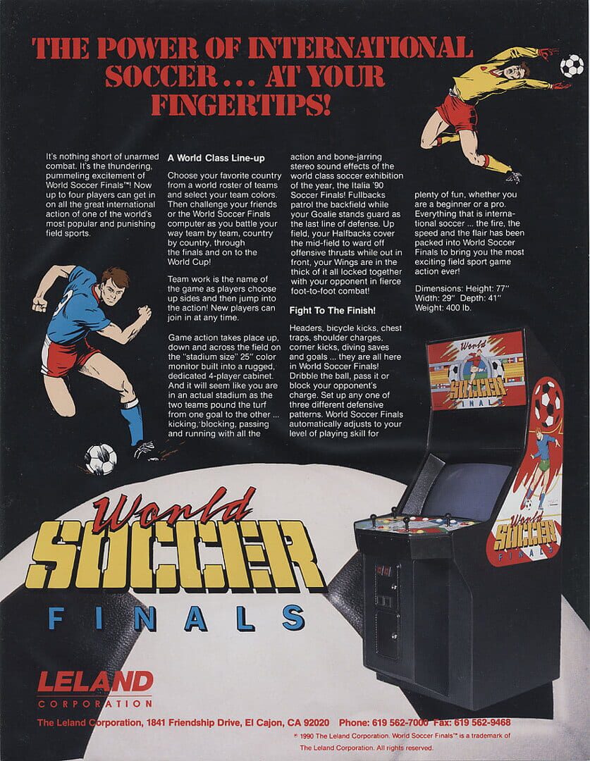 Copertina di World Soccer Finals