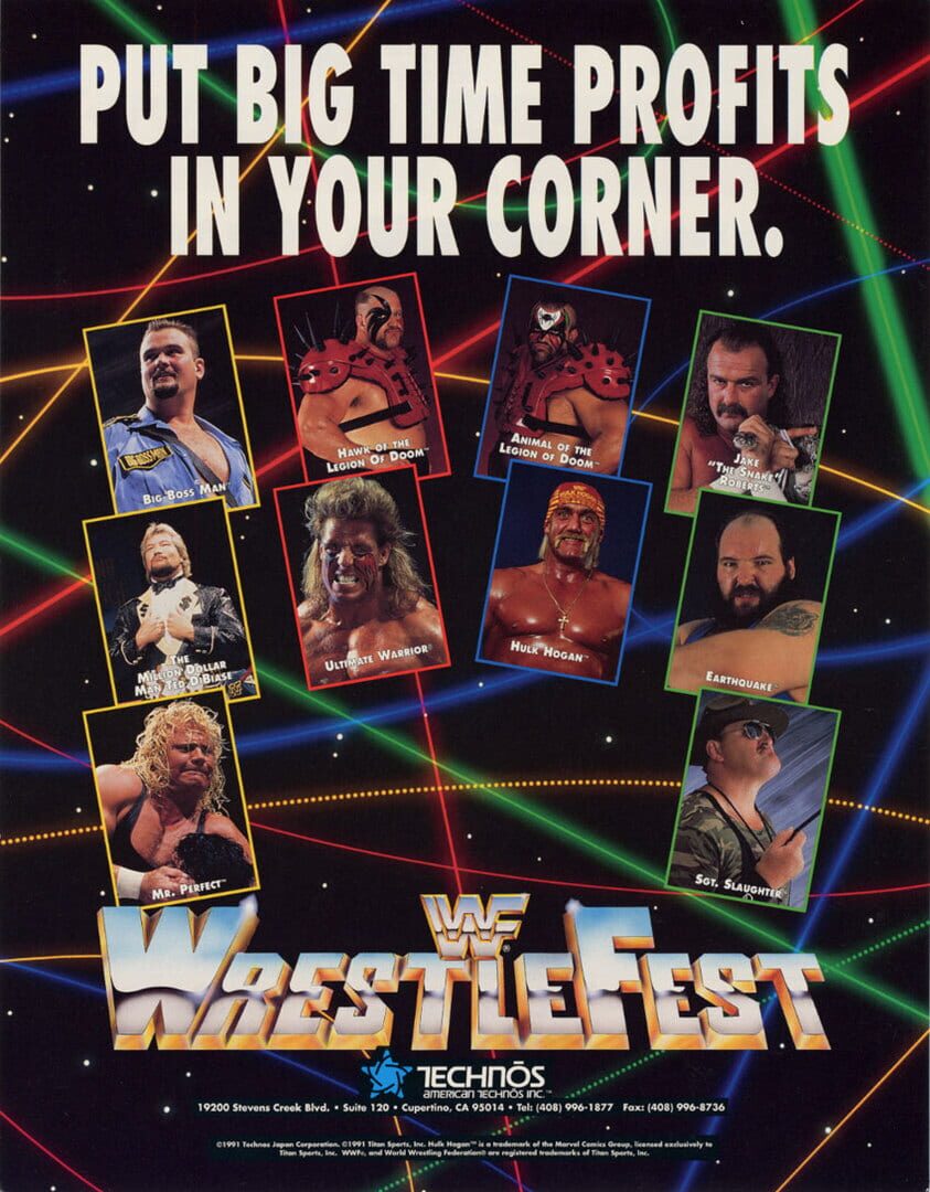 WWF WrestleFest カバー