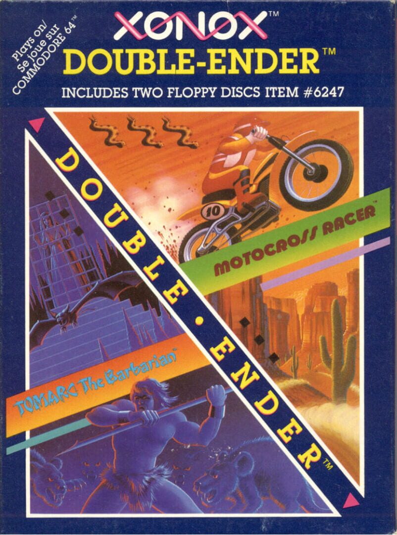 Xonox Double-Ender: Tomarc the Barbarian & Motocross Racer Cover