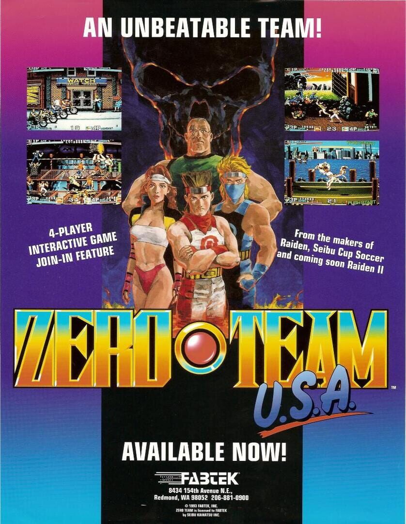 Capa de Zero Team USA