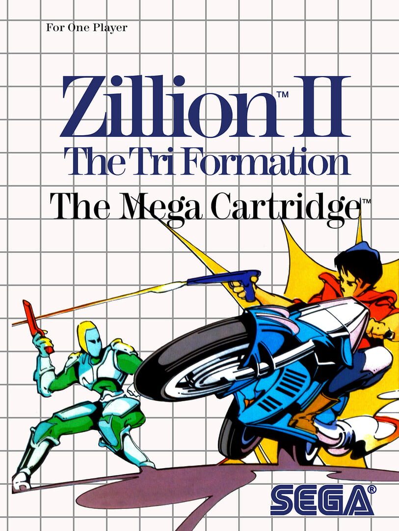 Capa de Zillion II: The Tri Formation
